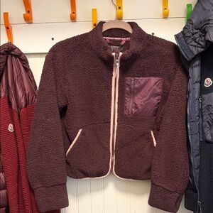 Athleta Kids Jacket in Plum and Pink